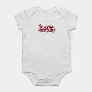 All You Need is Love | Artwork by Julia Healy Baby Bodysuit